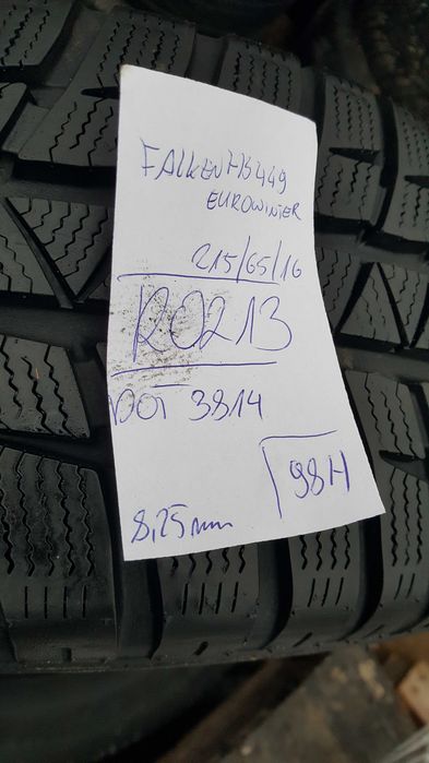 Falken 215/65 r16 HS449 EuroWinter /// 8,3mm!!! jak NOWA