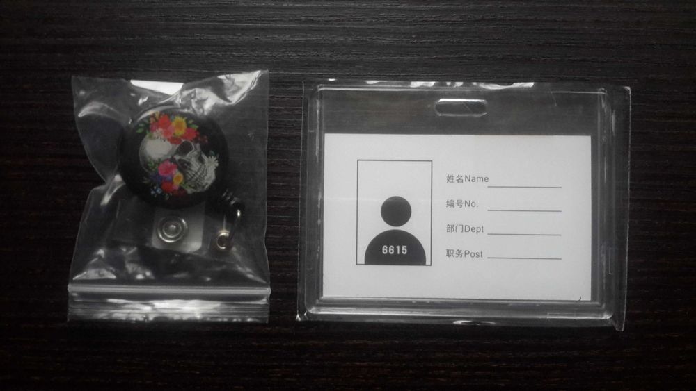 Identyfikator typu ski- pas, rozciągliwy brelok