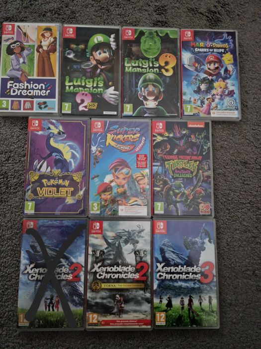 Jogos Nintendo Switch 1 e 2