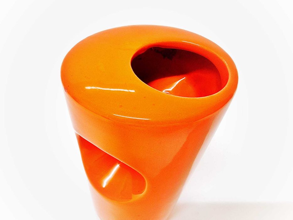 Vaso de cerâmica Sicart Pino Spagnolo Space Age Italia anos 70