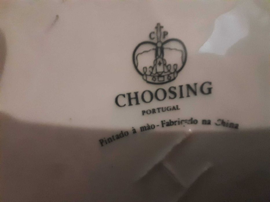 Jarrao porcelana chinesa, altura 60cm, pintado à mão, como novo