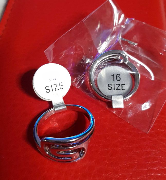 Pierścionek S w kolorze srebrnym  rozm.  16