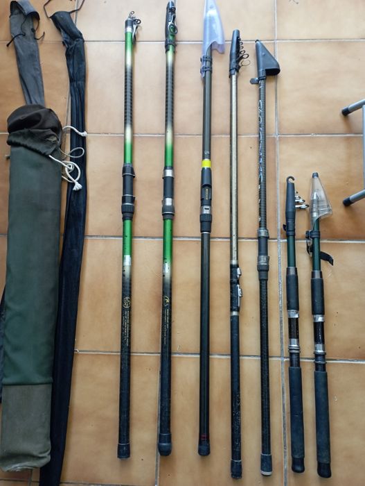 Carretos e canas de Pesca