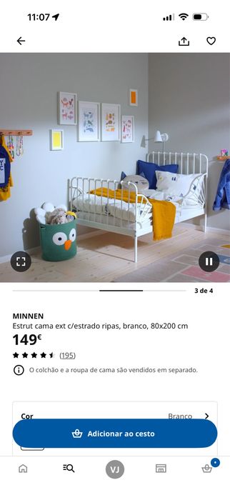 Vama extemsivel criança  IKEA & colchao extensivel