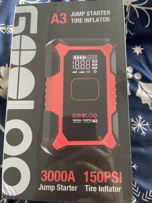 Rozrusznik awaryjny/ boster/sprężarka/power bank/starter