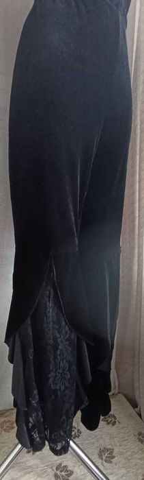 Брюки оксамитові  клеш для латино чи карнавалу, «SHEIN», Розмір 1XL