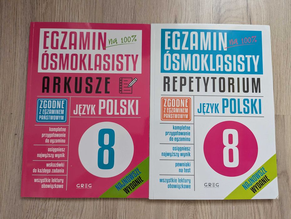 Egzamin ósmoklasisty Język Polski repetytorium i arkusze