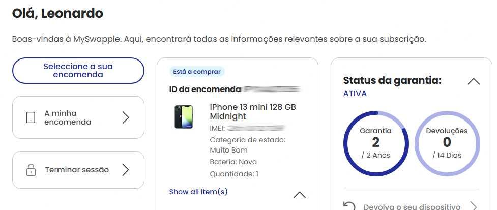 Apple iPhone 13 mini 128gb desbloqueado bateria nova 100% da capacidade, garantia até Janeiro de 2028!! Não aceito trocas.