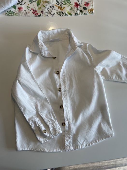 Koszula chłopięca biała 92