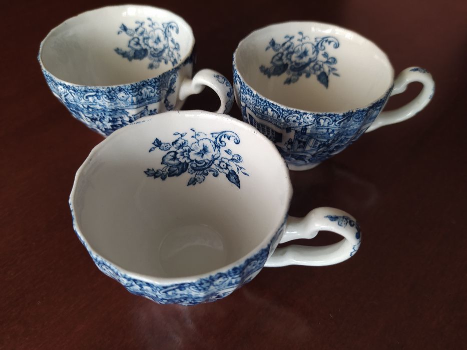 Chávenas e pires Johnson Bros, tema "hunting country"