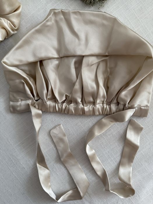 Czepek jedwabny real silk pielęgnacja do spania jedwab silk