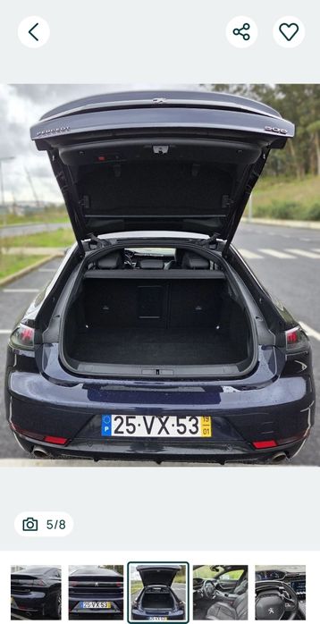 Peugeot 508 1.6 GT EAT8 (3 anos Garantia)