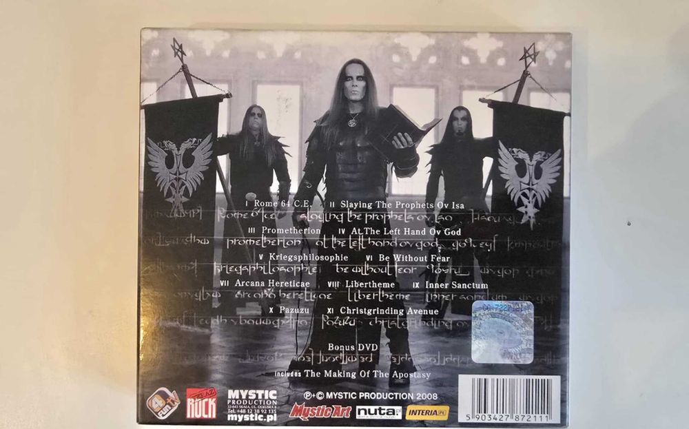 Behemoth - "The Apostasy" (CD+DVD) (Plakat)