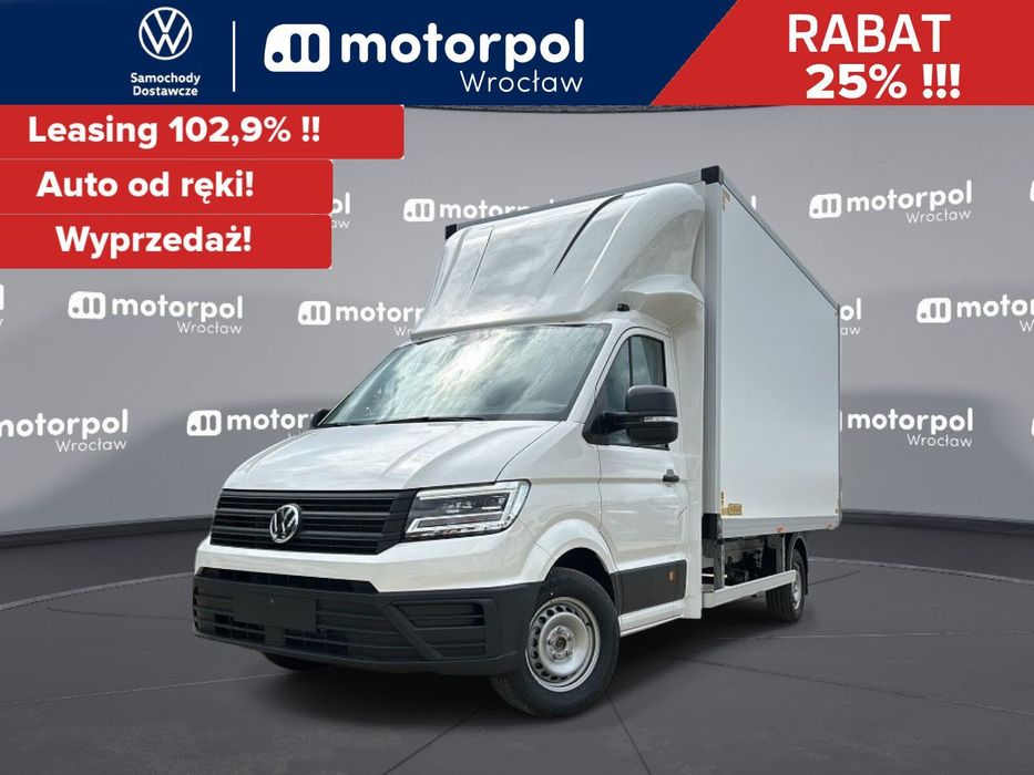 Volkswagen Crafter 35 KONTENER Z WINDĄ, Poj. Kabina, DMC=3.5t, 2.0BiTDI 163KM  35 KONTENER Z WINDĄ, Poj. Kabina, DMC=3.5t, 2.0BiTDI 163KM