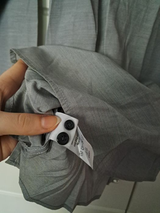 Szara koszula męska