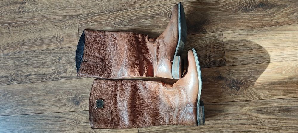 Buty Kozaki damskie Tommy Hilfiger skórzane 37.