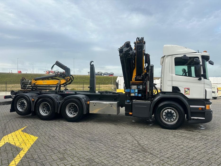Scania P410 Grue Compa 300 + Jib