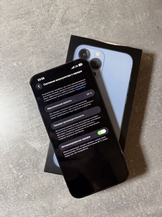 iPhone 13 Pro Max 128 ГБ Sierra Blue стан новий