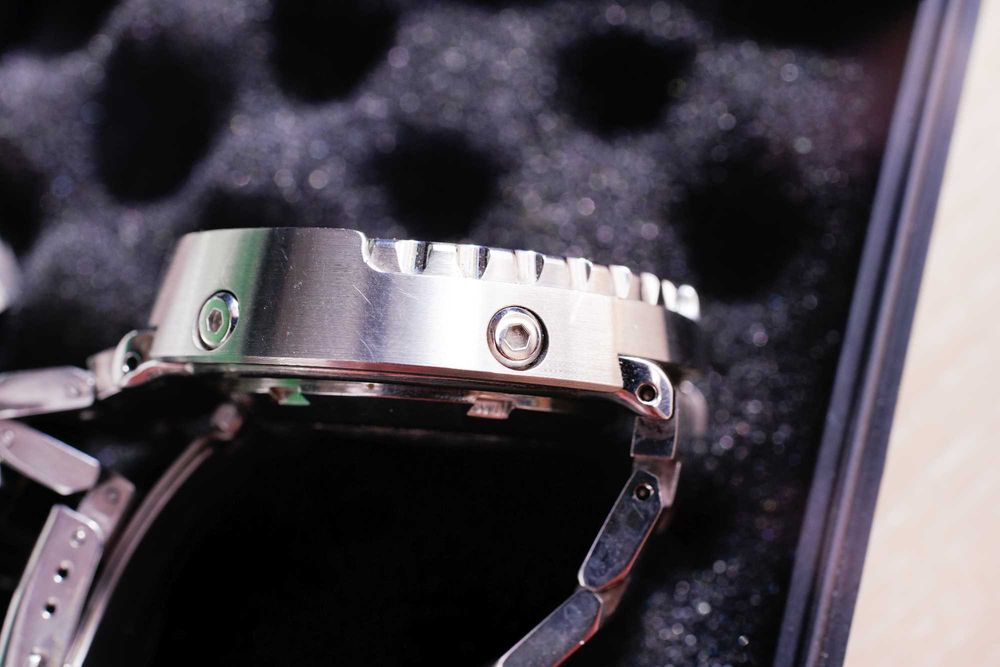 Seiko mod Tuna Marinemaster Diver 300m Steeldive szafir