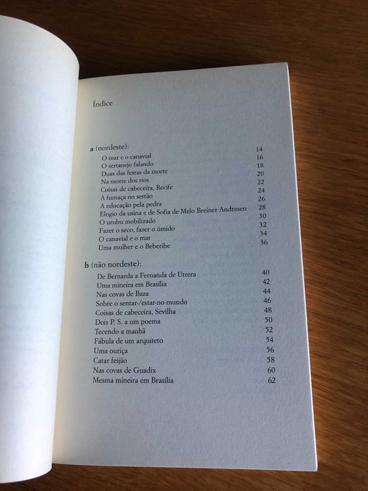 A EDUCAÇÃO PELA PEDRA   João Cabral de Melo Neto