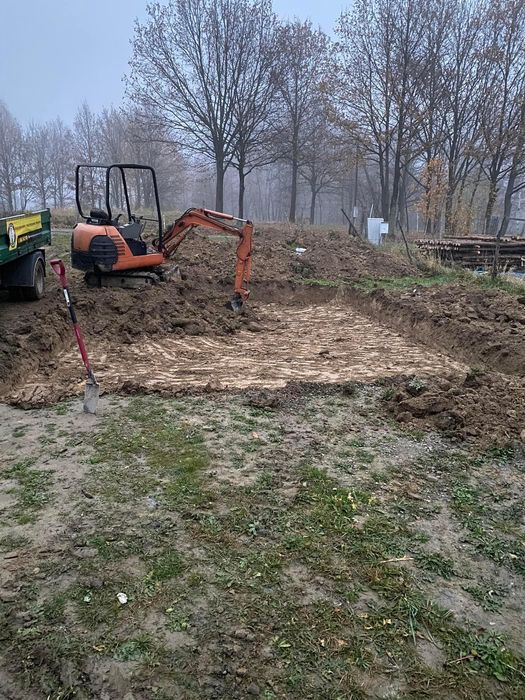Usługi minikoparką