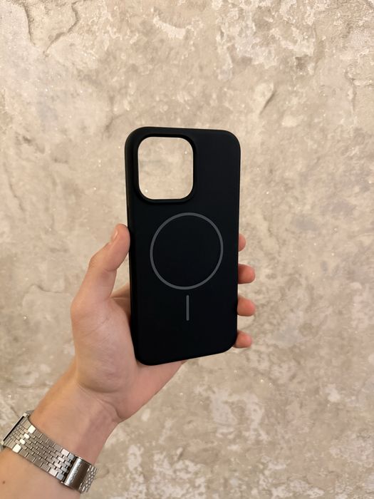 Чохол для iPhone 15 Pro Max з Magsafe чорний