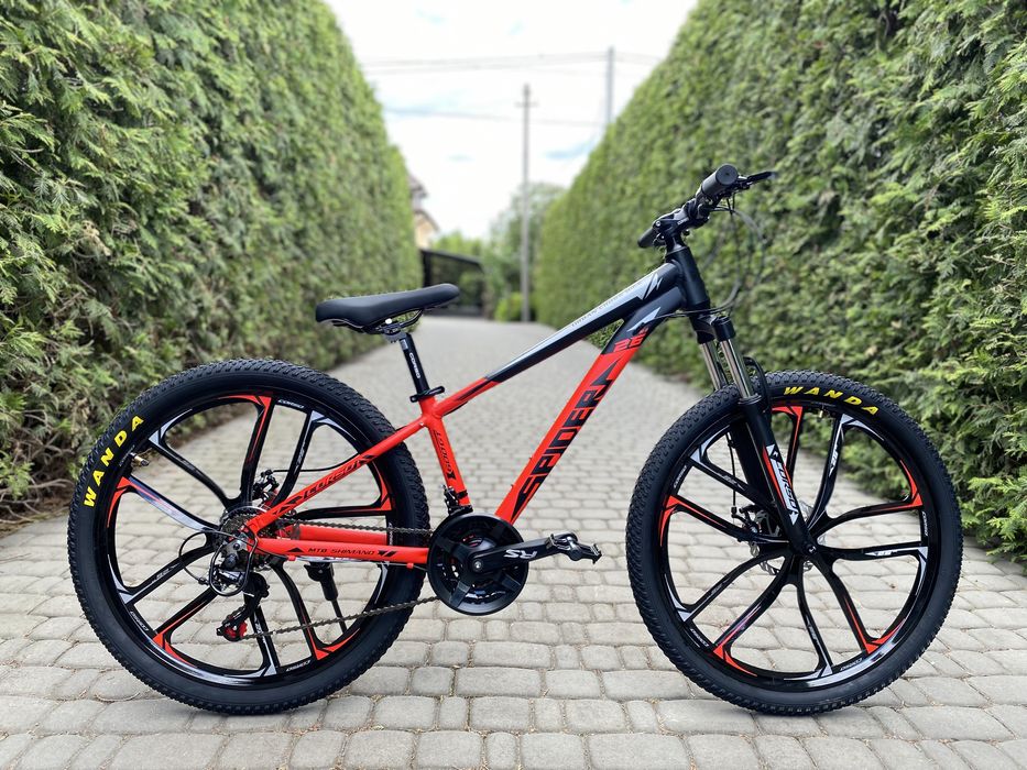 Гірський велосипед Corso Spider 26 Black-Red