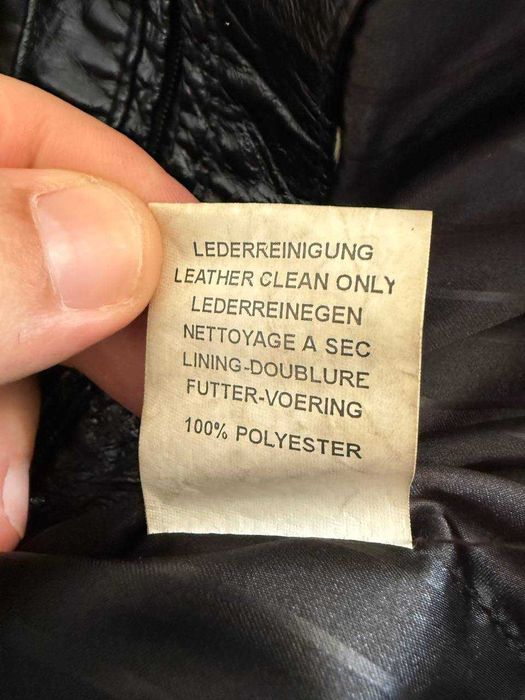 Populer Leather — вінтажна шкіряна куртка Y2K / archive / натуральна шкіра L