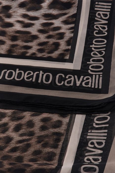 Lenço seda Roberto Cavalli Novo com etiqueta