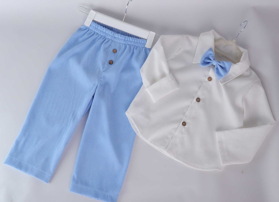 Святковий костюм  для хлопчика блакитний