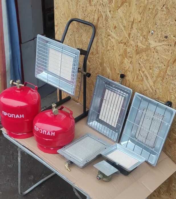 Газовый обогреватель 1.4кВт + Баллон газовый 5л Туристический обогрев