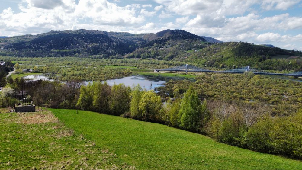 Działka budowlana, widokowa Kurów, Nowy Sącz - 0,98ha