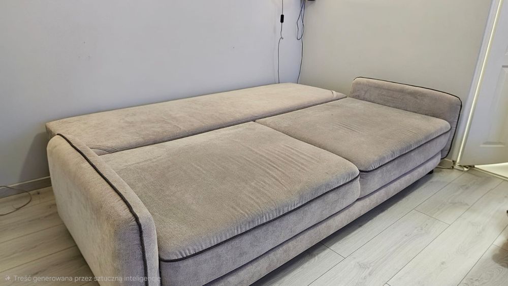 Sofa z funkcją spania I pojemnikiem na pościel