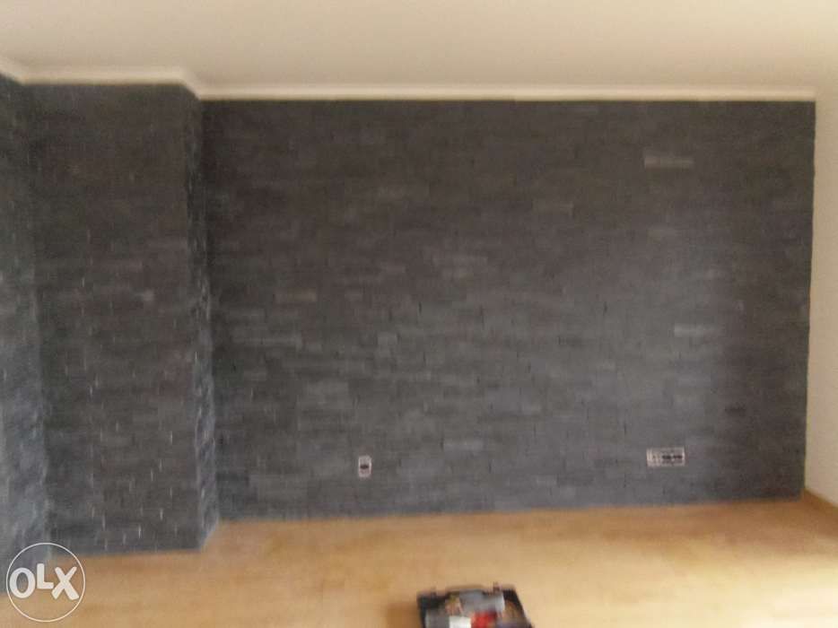 Ardósia preta em tiras