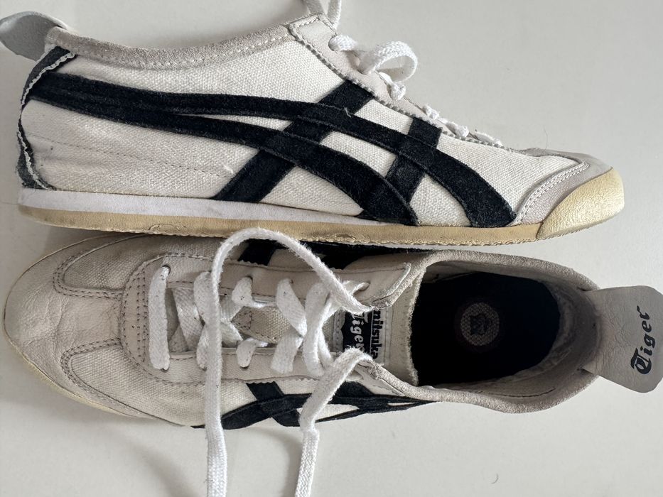 buty Onitsuka Tiger Mexico 66 w kolorystyce biało-czarnej (White/Black)