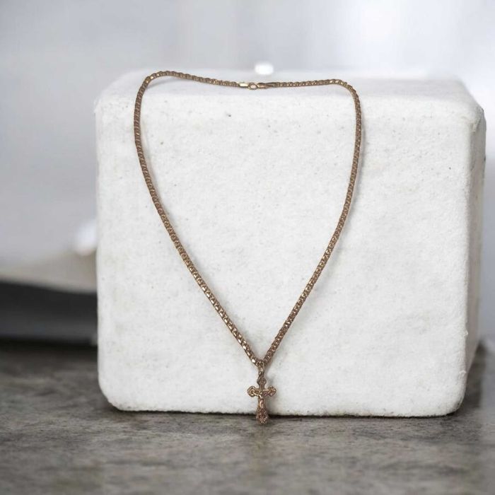 Złoty Łańcuszek z Krzyżykiem 585 4,82g dł. 50,5cm