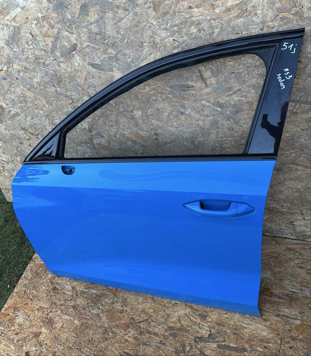 Audi a3 s3 rs3 8y drzwi sedan lewy przód kompletne Niebieskie klamka