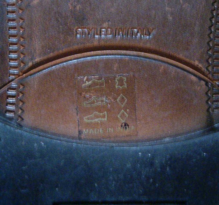 Sapatos Homem Scimitar - Excelente Estado - Made in Índia Itália - Aifai
