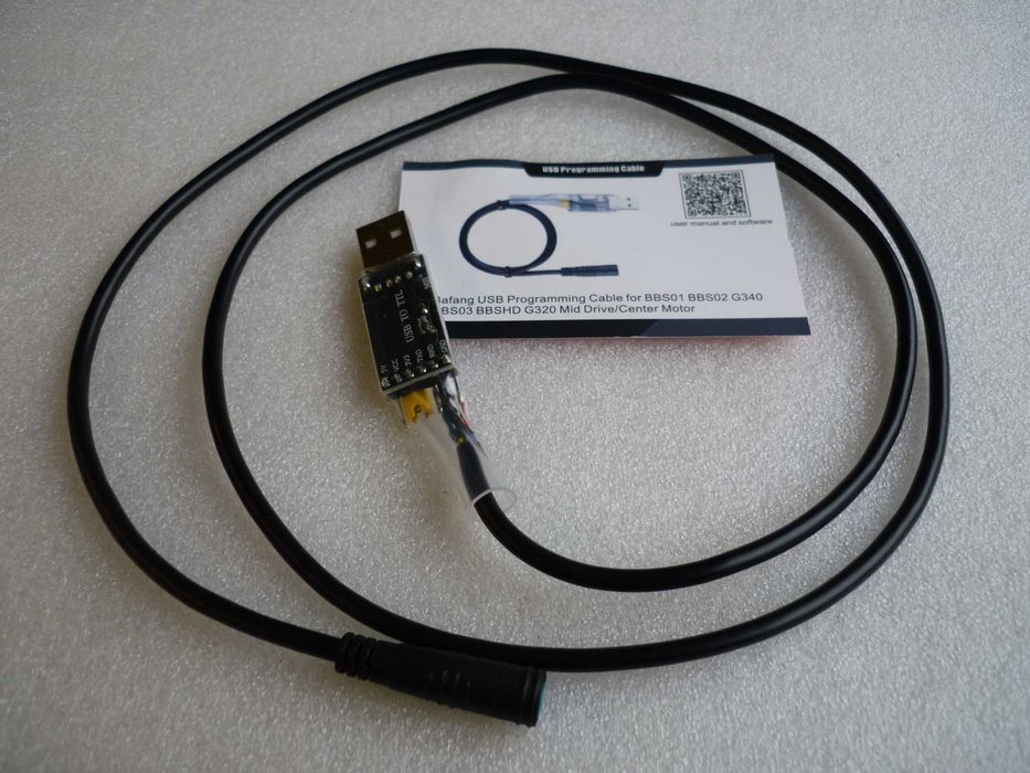 Kabel do programowania USB DO BAFANG BBS01 BBS02 BBS03 BBSHD odb P-ń