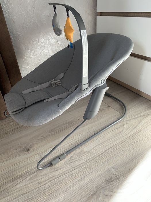 Шезлонг-гойдалка Kinderkraft Calmee Grey