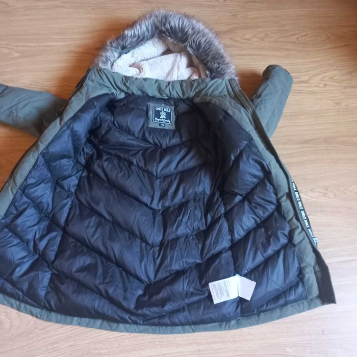 Dziewczęca kurtka khaki 134 Girls Rule