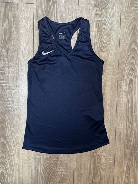 Жіноча спортивна майка Nike  | Розмір XS | Оригінал | Темно-синя