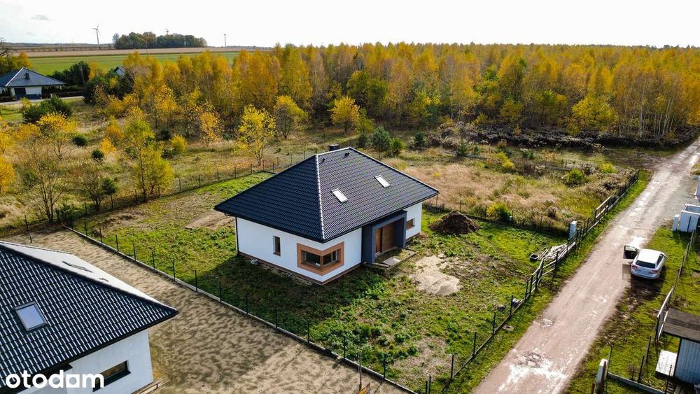 Nowy dom | do wykończenia | działka 1029 m² | cisza, spokój | Bechcice