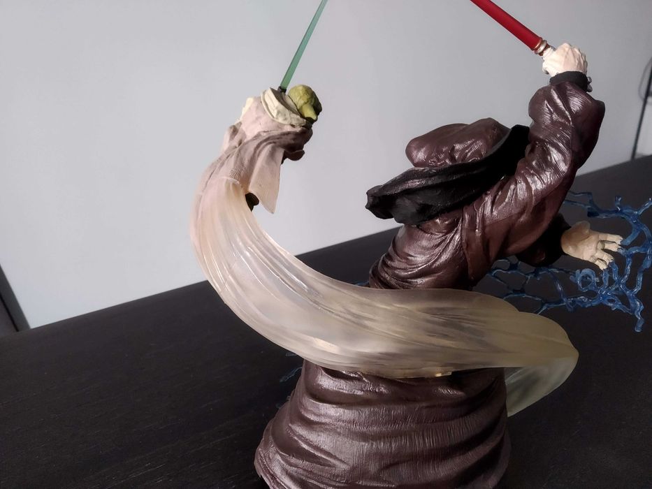 Figura Imperador vs Mestre Yoda