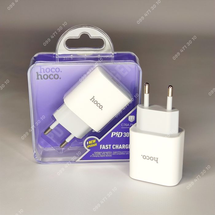 Швидка зарядка Hoco 30w зарядной блок блочок для айфон