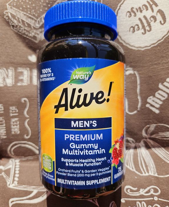 Alive преміум мульти вітаміни для чоловіків жінок та 50+ желейки