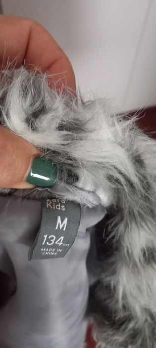 Colete em Pelo Zara Tam 8/9  Anos Novo  ( Portes incluídos)