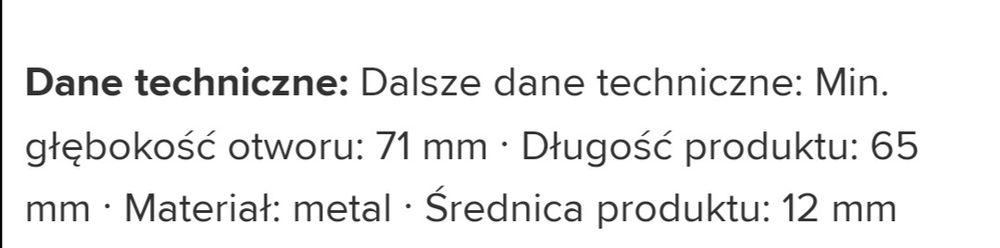 Kołki rozporowe metalowe