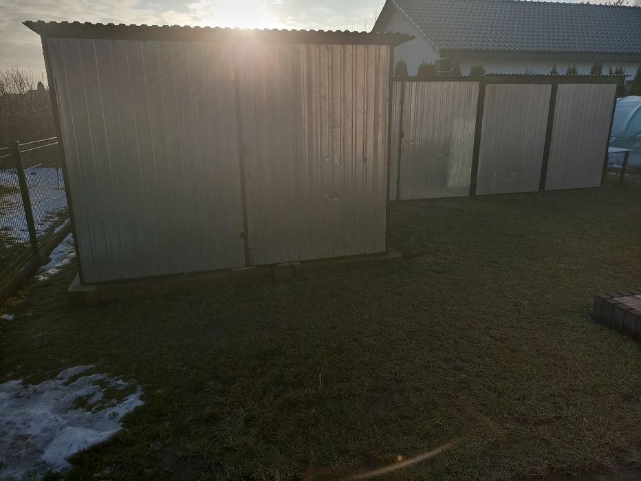 Garaże blaszane 3/5  3 sztuki