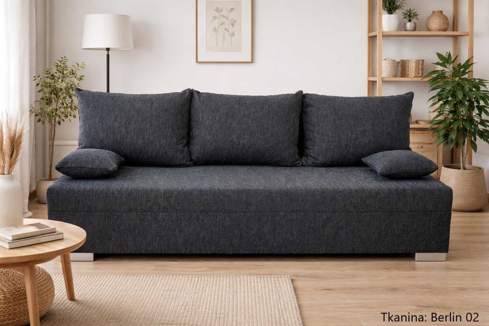 Kanapa NEO | Sofa z funkcją spania | Rozkładana z pojemnikiem na pościel